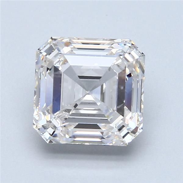 3.11ct F VS1 Rare Carat Ideal Cut Asscher Lab Grown Diamond