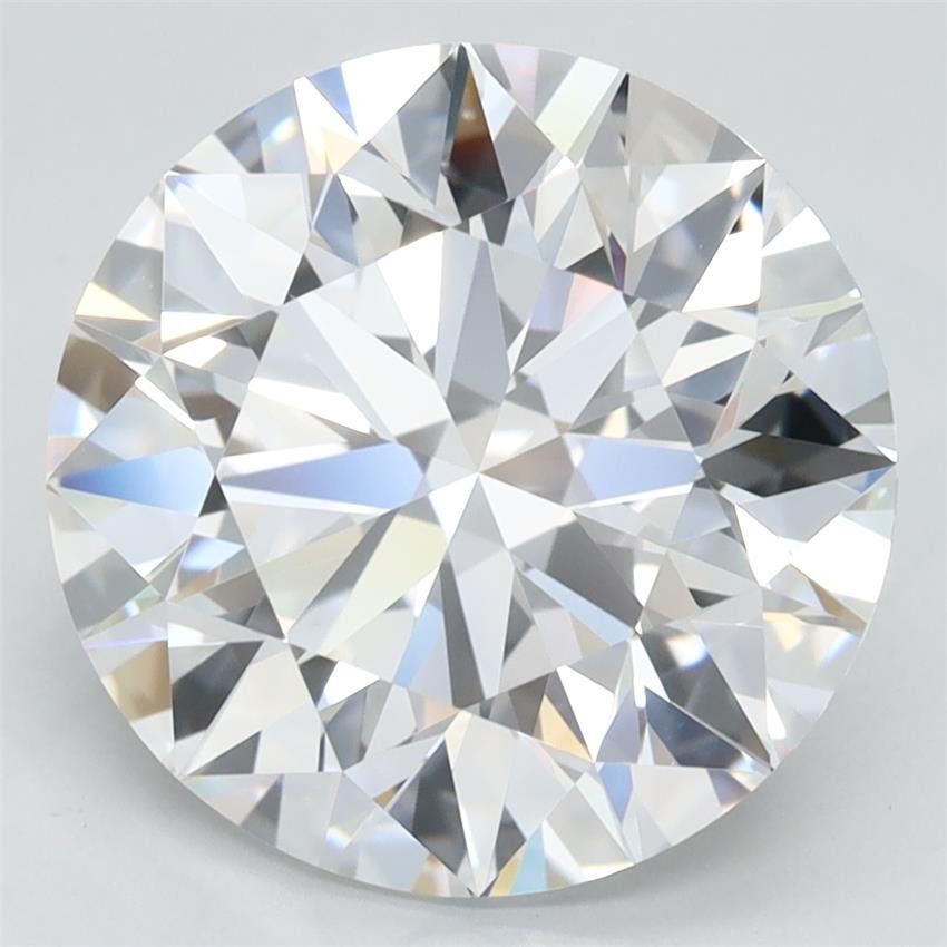 4.20ct D VVS2 Rare Carat Ideal Cut Round Lab Grown Diamond