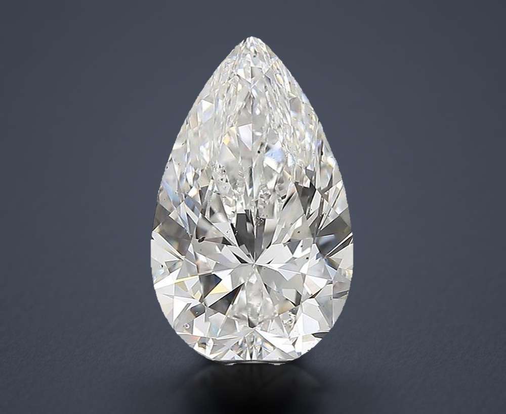 3.50 Carat Pear Natural Diamond