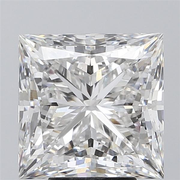 6.00ct G VS1 Rare Carat Ideal Cut Princess Lab Grown Diamond