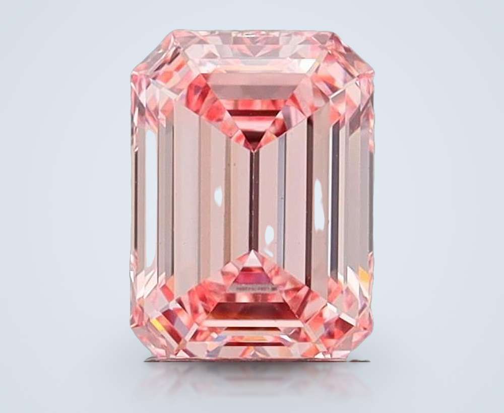 1.52 Ct. Fancy Intense Pink Emerald Lab Diamond