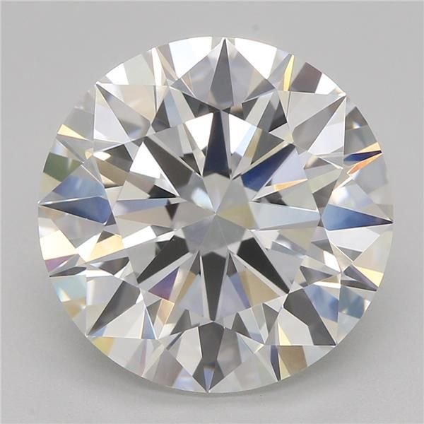 4.00ct F VVS2 Rare Carat Ideal Cut Round Lab Grown Diamond