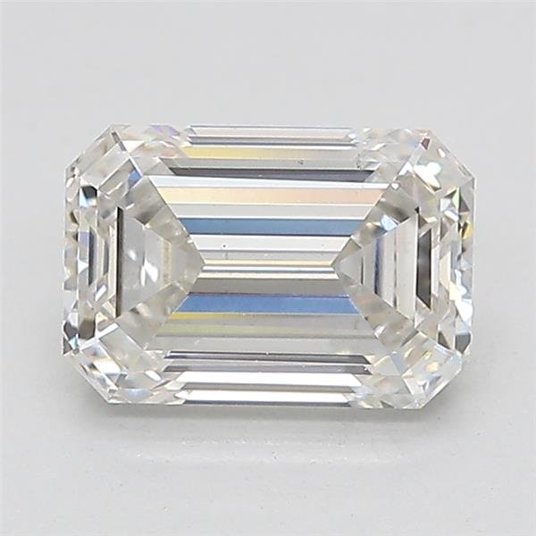 1.58ct G VS1 Rare Carat Ideal Cut Emerald Lab Grown Diamond