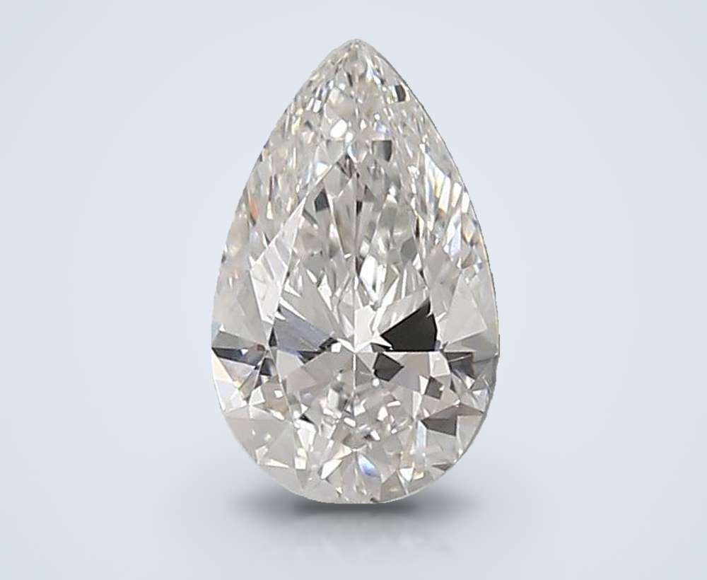 1.34 Carat Pear Lab Diamond
