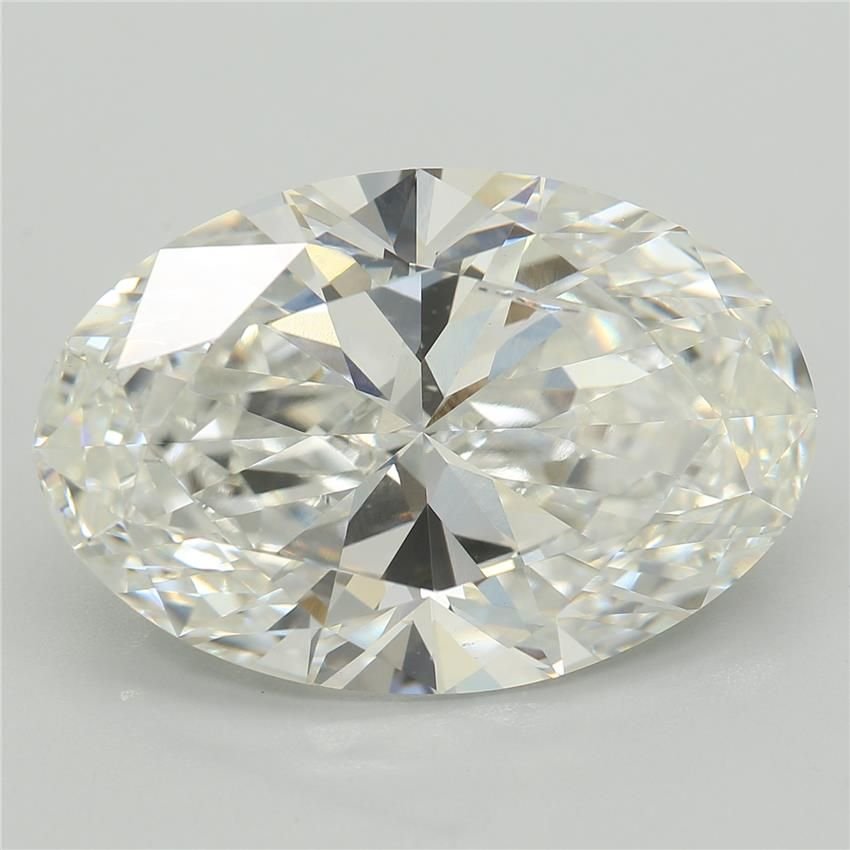7.08ct F VVS2 Rare Carat Ideal Cut Oval Lab Grown Diamond