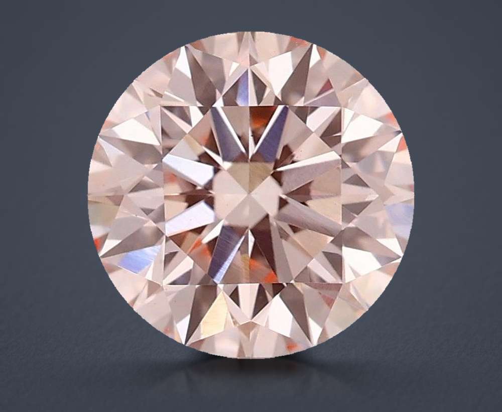 1.53 Ct. Fancy Intense Pink Round Lab Diamond