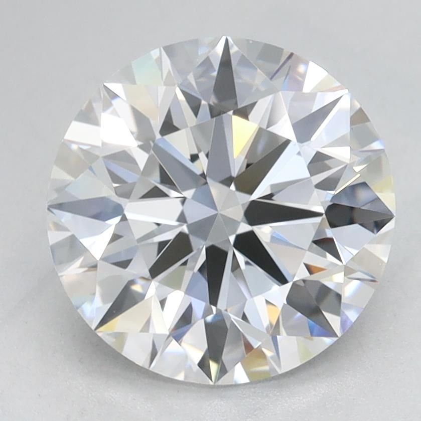 2.13ct D VVS1 Rare Carat Ideal Cut Round Lab Grown Diamond