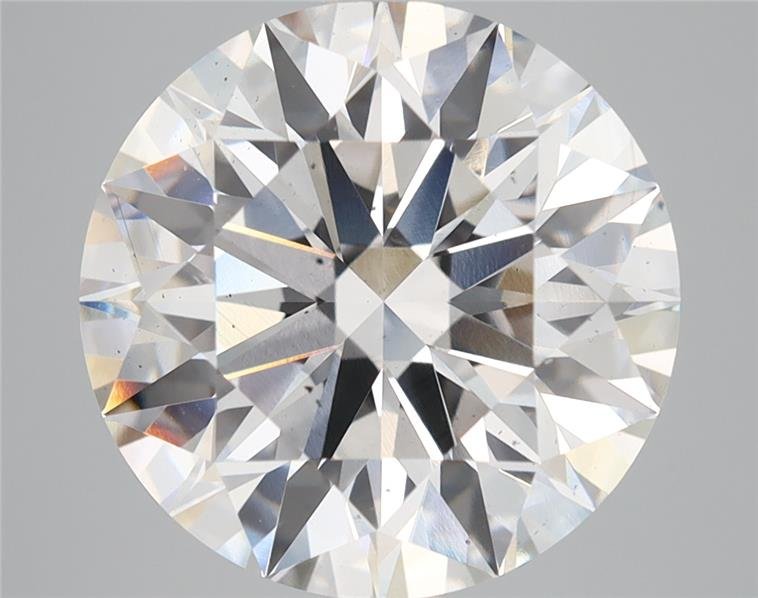 6.56ct G VS2 Rare Carat Ideal Cut Round Lab Grown Diamond