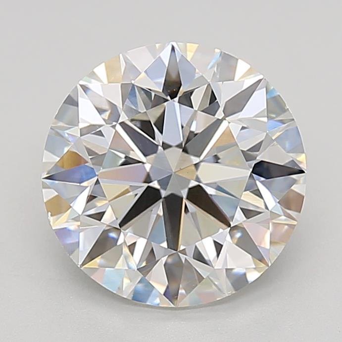 2.85ct F VVS2 Ideal Cut Round Lab Grown Diamond