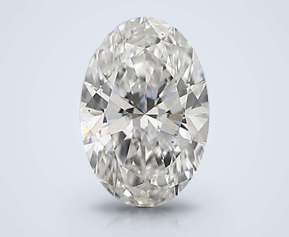 0.57 Carat Oval Lab Diamond