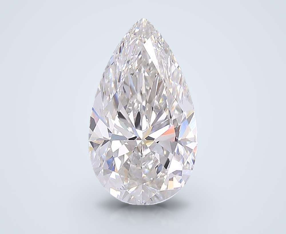 4.00 Carat Pear Lab Diamond