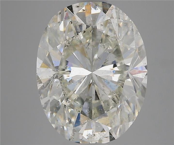6.44ct H SI2 Very Good Cut Oval Diamond