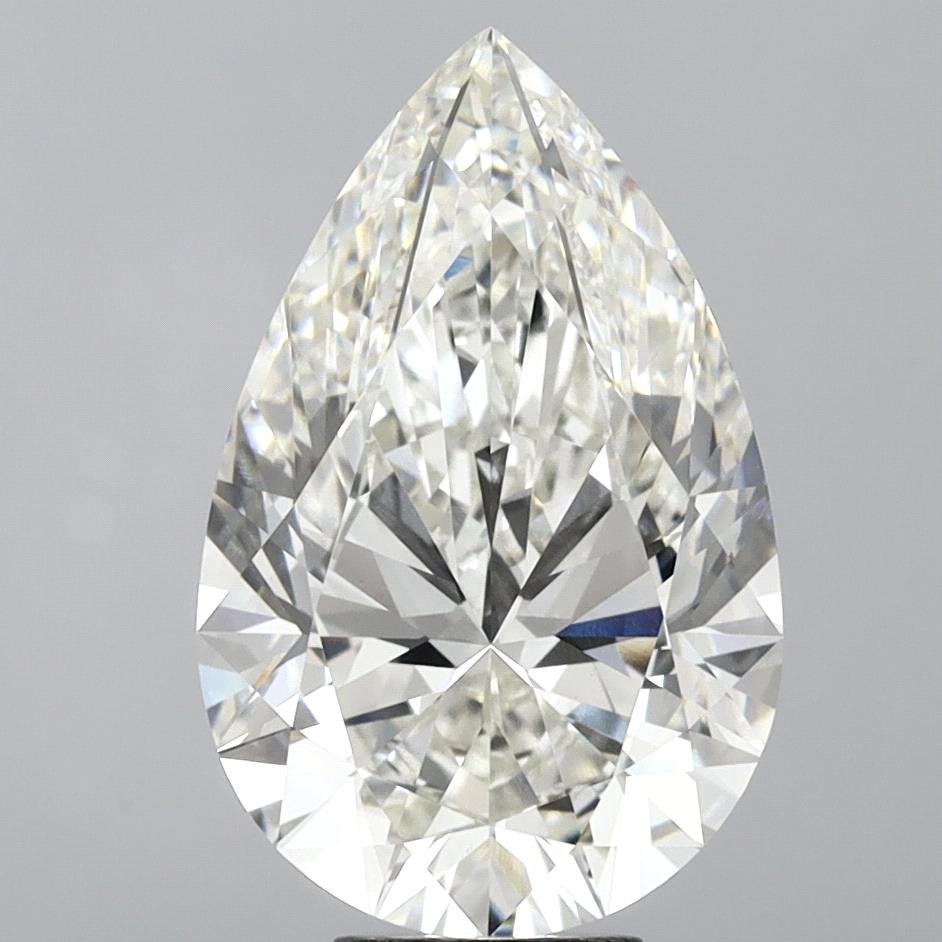 10.15ct H VVS2 Rare Carat Ideal Cut Pear Lab Grown Diamond