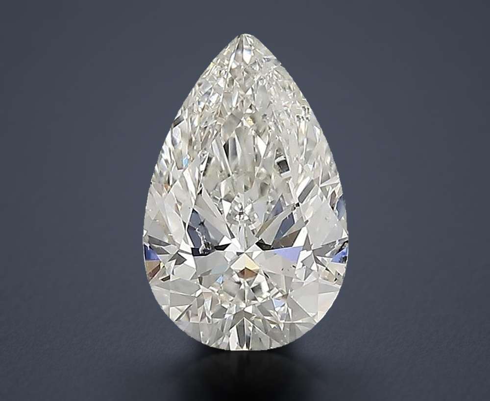 0.90 Carat Pear Natural Diamond