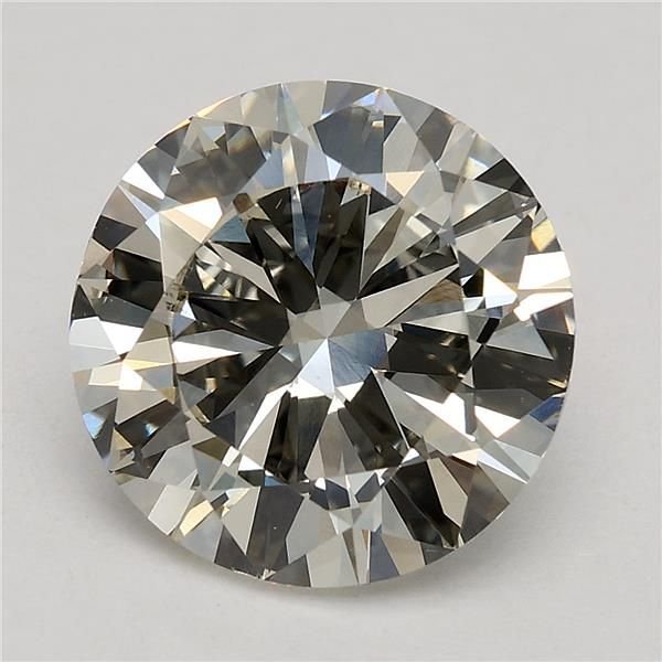 3.01ct K VS1 Very Good Cut Round Lab Grown Diamond