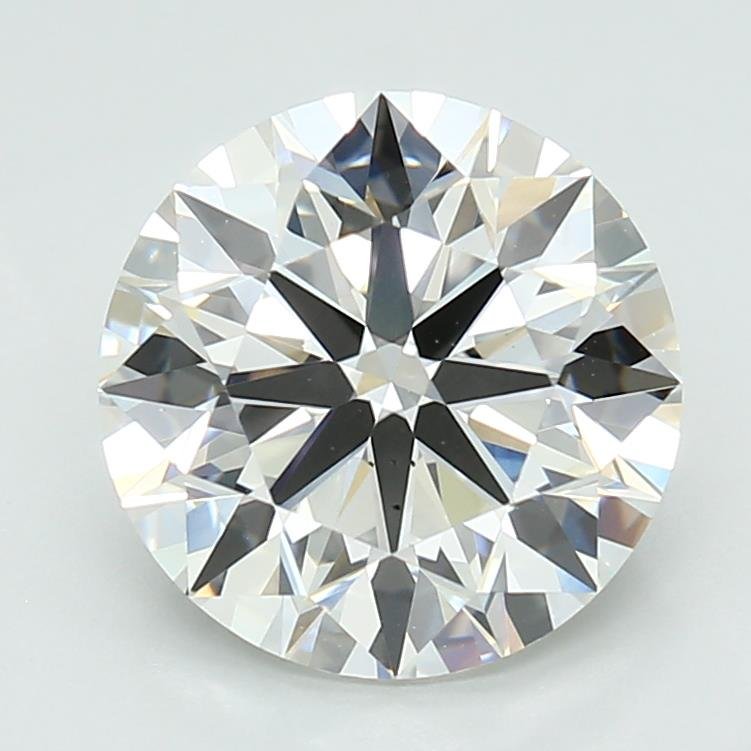 2.80ct F VS1 Rare Carat Ideal Cut Round Lab Grown Diamond