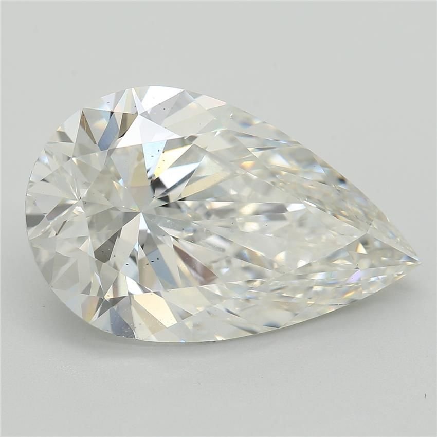 4.93ct G VS2 Rare Carat Ideal Cut Pear Lab Grown Diamond