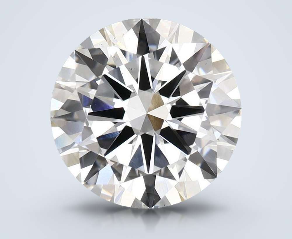 3.89 Carat Round Lab Diamond
