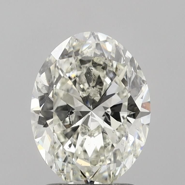 1.70ct K SI2 Rare Carat Ideal Cut Oval Diamond