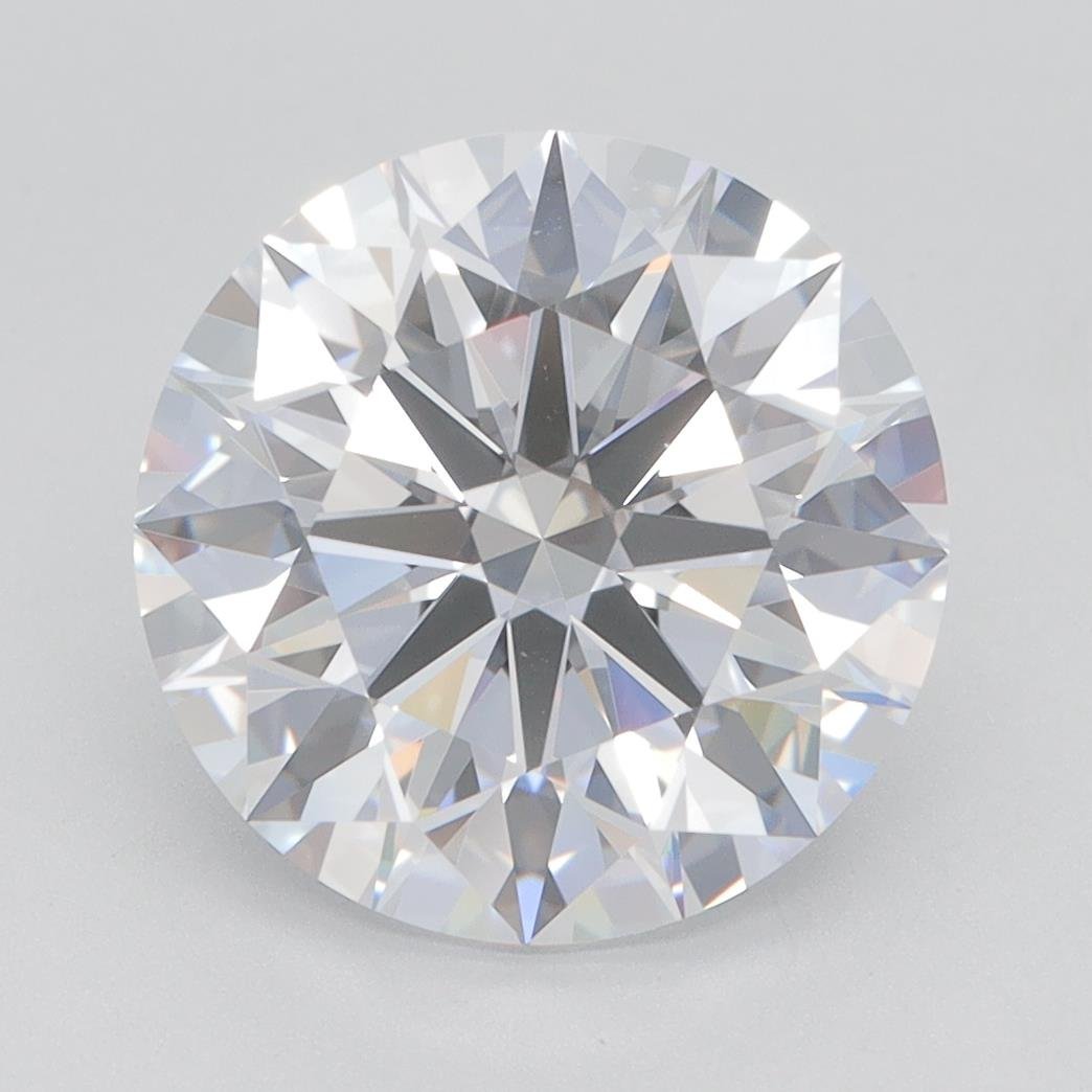 6.44ct D VVS1 Rare Carat Ideal Cut Round Lab Grown Diamond