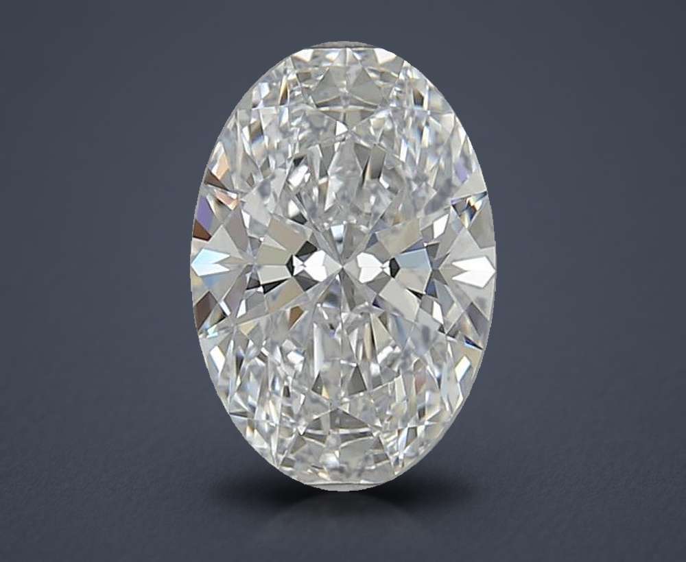 1.00 Carat Oval Lab Diamond