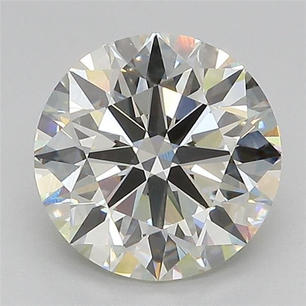 2.45ct I VVS2 Rare Carat Ideal Cut Round Lab Grown Diamond