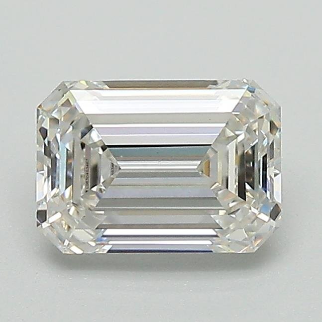 1.10ct F VS1 Rare Carat Ideal Cut Emerald Lab Grown Diamond