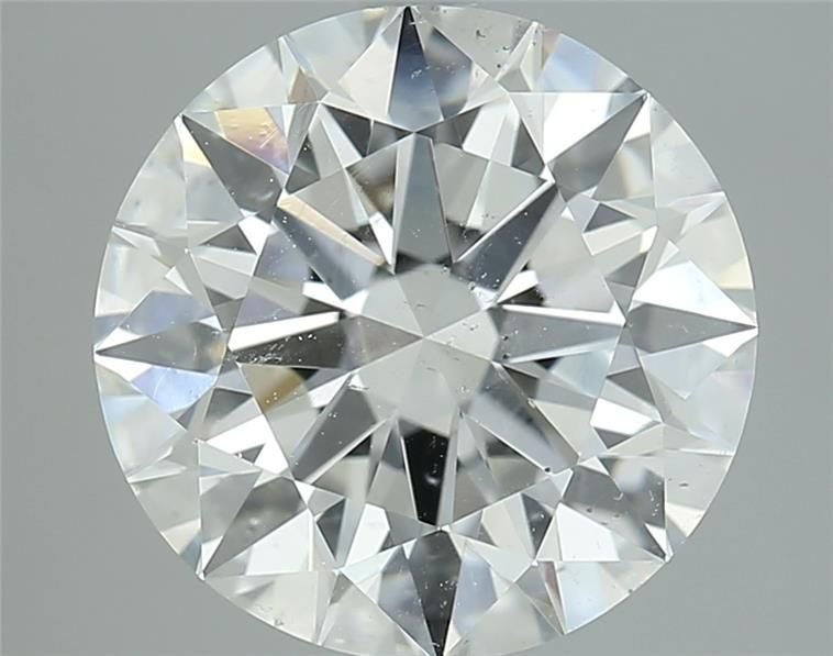 3.23ct F SI2 Rare Carat Ideal Cut Round Diamond