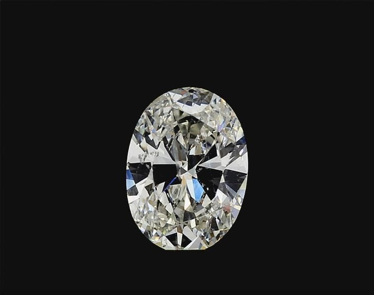 5.01ct I SI2 Rare Carat Ideal Cut Oval Diamond