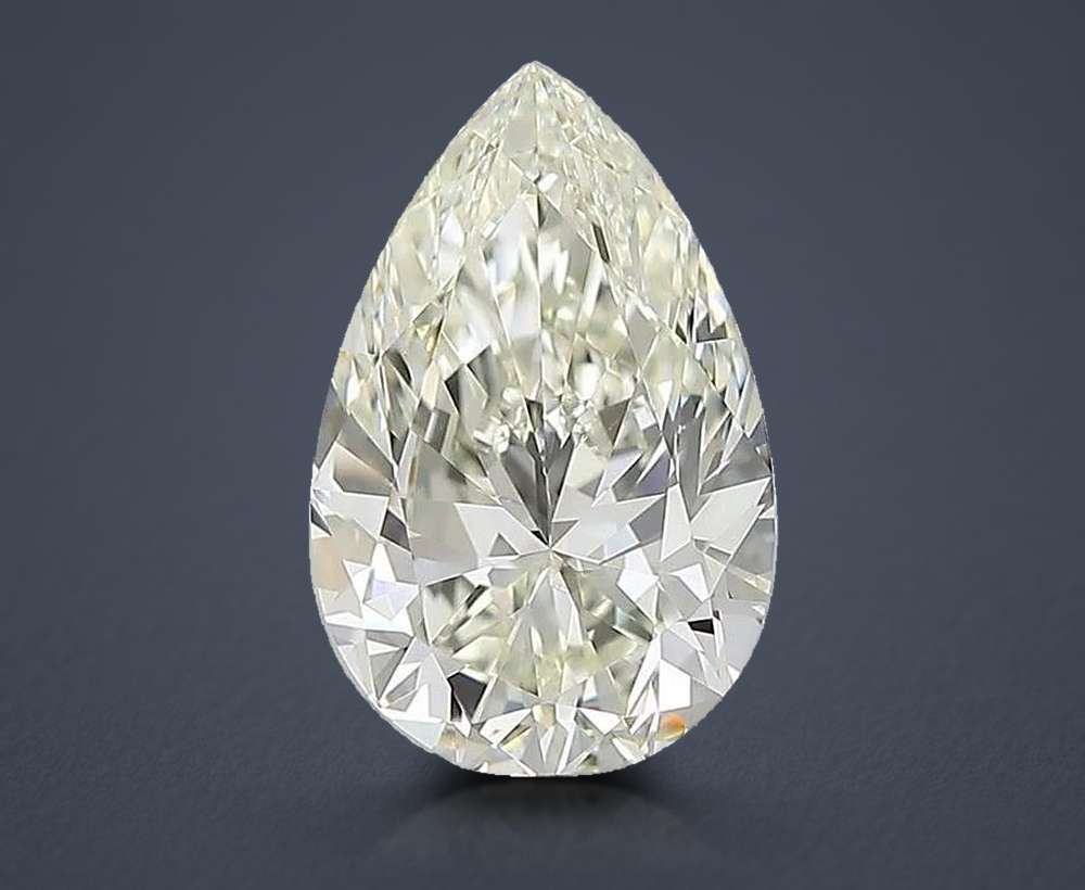 2.50 Carat Pear Natural Diamond