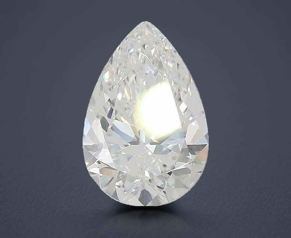 3.66 Carat Pear Lab Diamond