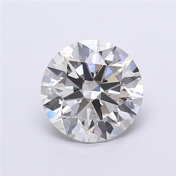 3.01ct H VS2 Rare Carat Ideal Cut Round Lab Grown Diamond