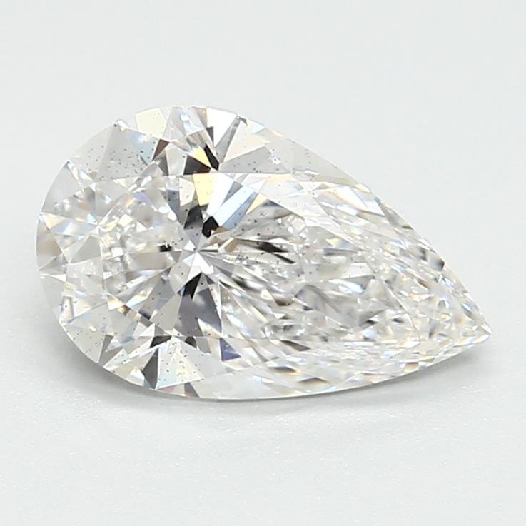 1.50ct D SI1 Rare Carat Ideal Cut Pear Lab Grown Diamond