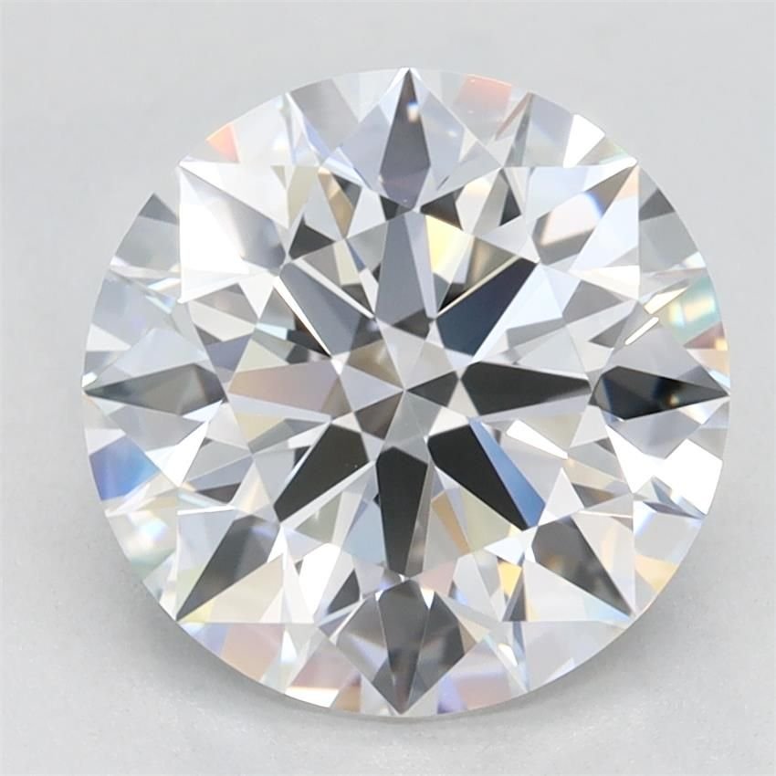 2.61ct D VVS1 Rare Carat Ideal Cut Round Lab Grown Diamond