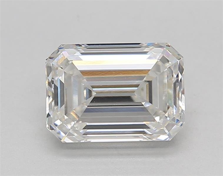 1.44ct F VS1 Rare Carat Ideal Cut Emerald Lab Grown Diamond