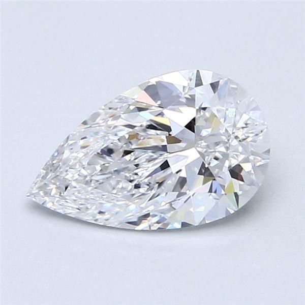 1.51ct D VS2 Rare Carat Ideal Cut Pear Diamond