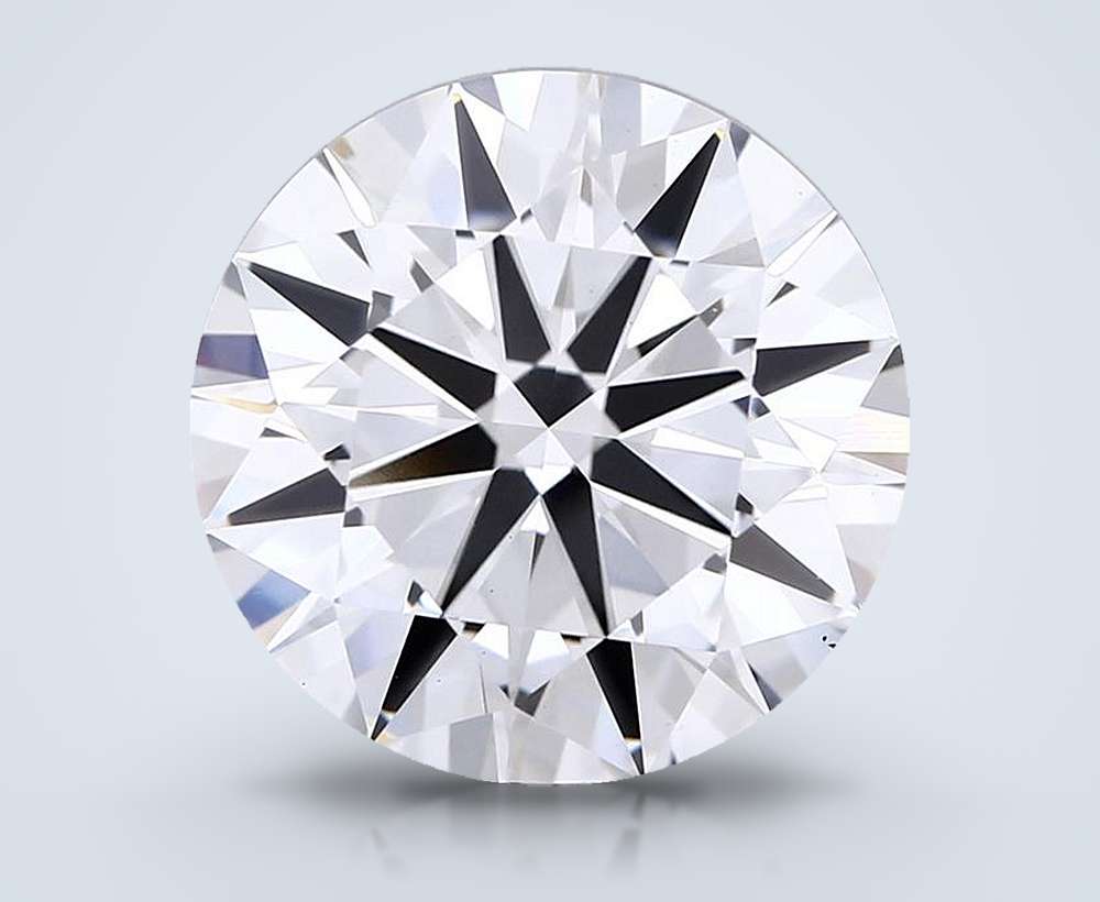 5.90 Carat Round Lab Diamond