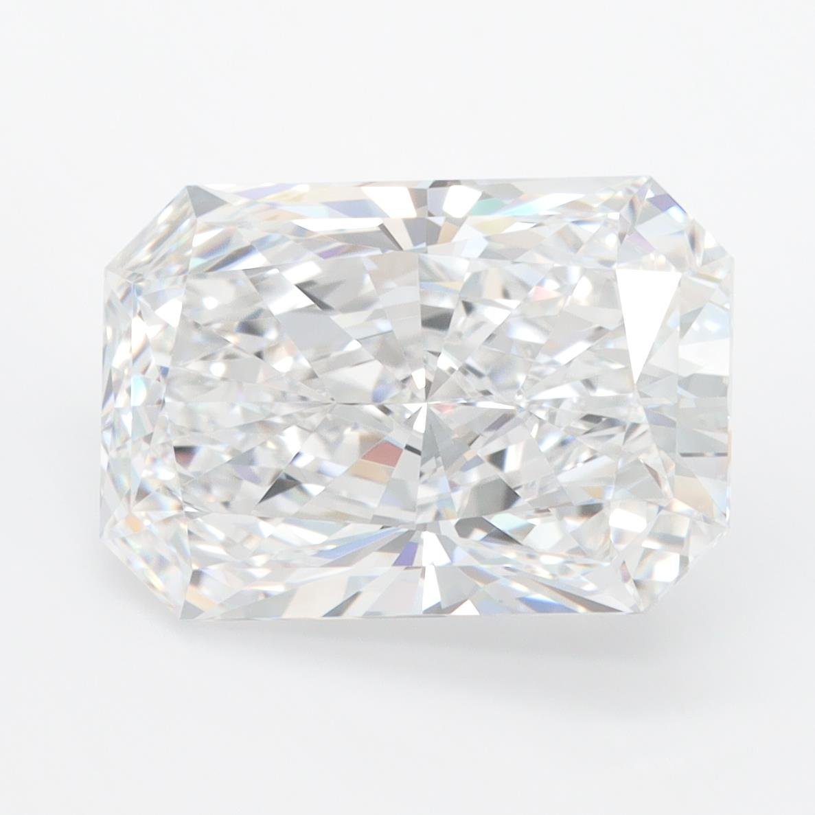 5.55ct D VVS1 Rare Carat Ideal Cut Radiant Lab Grown Diamond