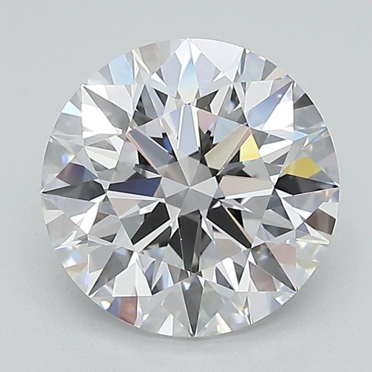 2.17ct D VS2 Rare Carat Ideal Cut Round Lab Grown Diamond