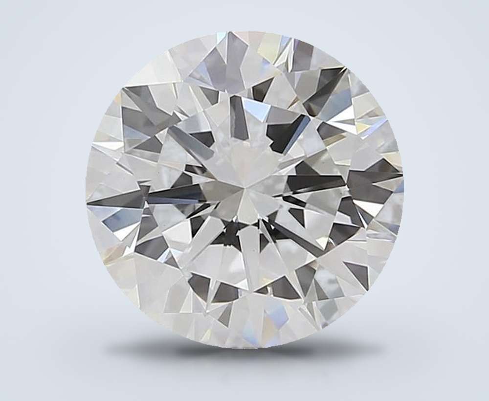 3.93 Carat Round Lab Diamond