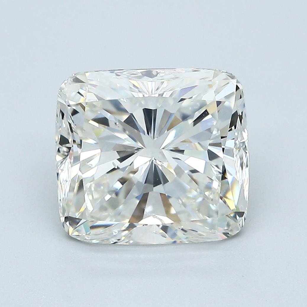 4.16ct J SI2 Very Good Cut Cushion Diamond