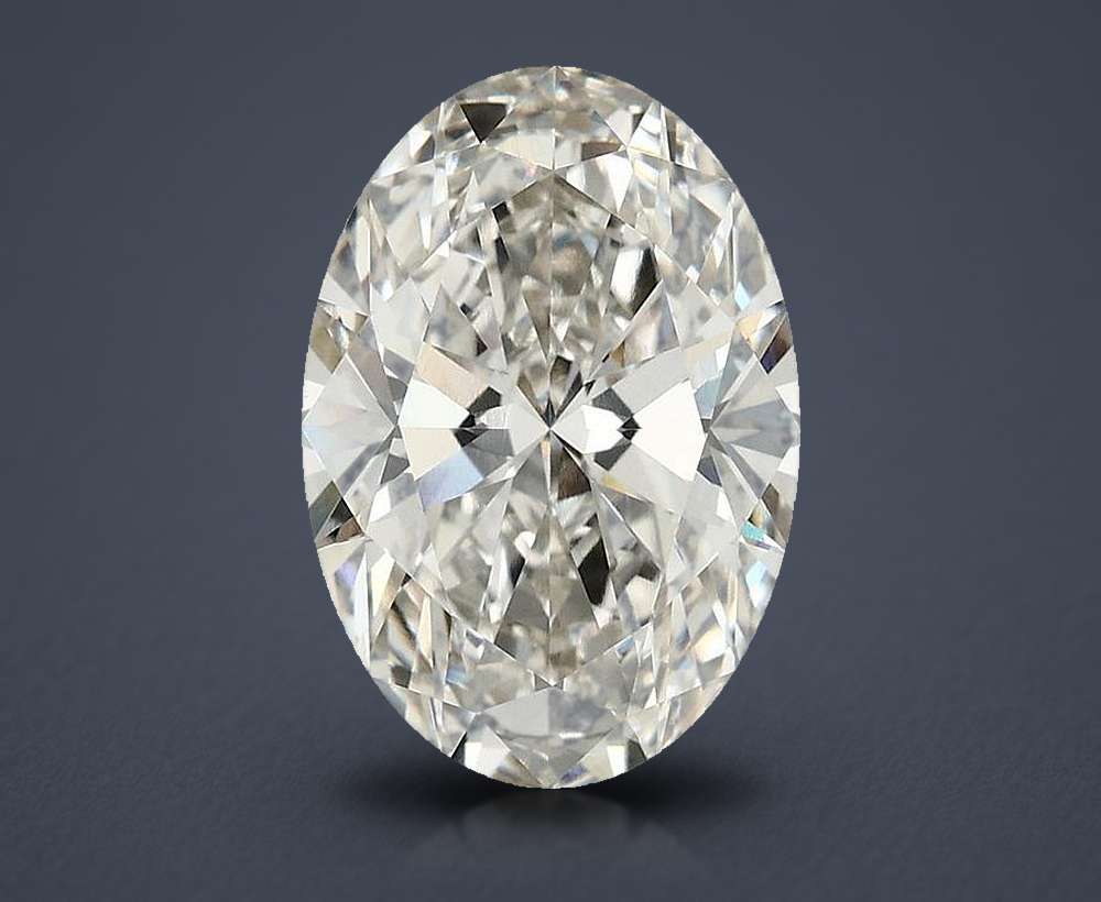 3.87 Carat Oval Lab Diamond