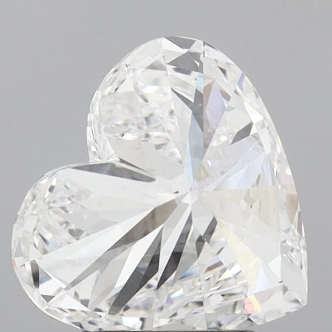 3.08ct D VS1 Rare Carat Ideal Cut Heart Lab Grown Diamond