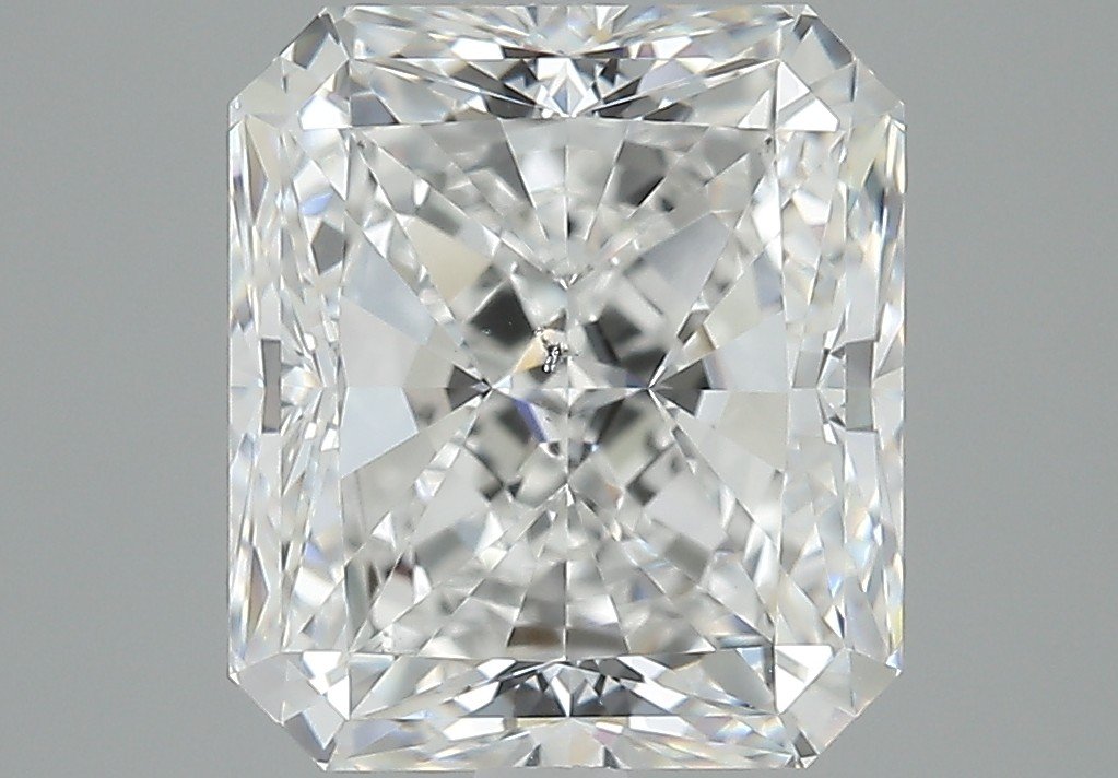 5.07ct G SI1 Rare Carat Ideal Cut Radiant Diamond