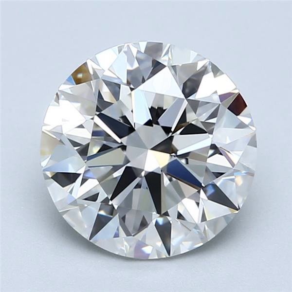 2.70ct H VS1 Rare Carat Ideal Cut Round Diamond