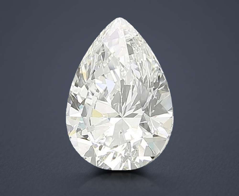 2.00 Carat Pear Lab Diamond