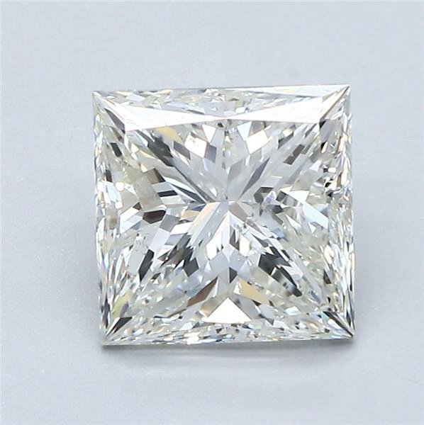 2.31ct J SI2 Very Good Cut Princess Diamond