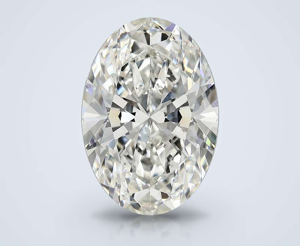 6.10 Carat Oval Lab Diamond