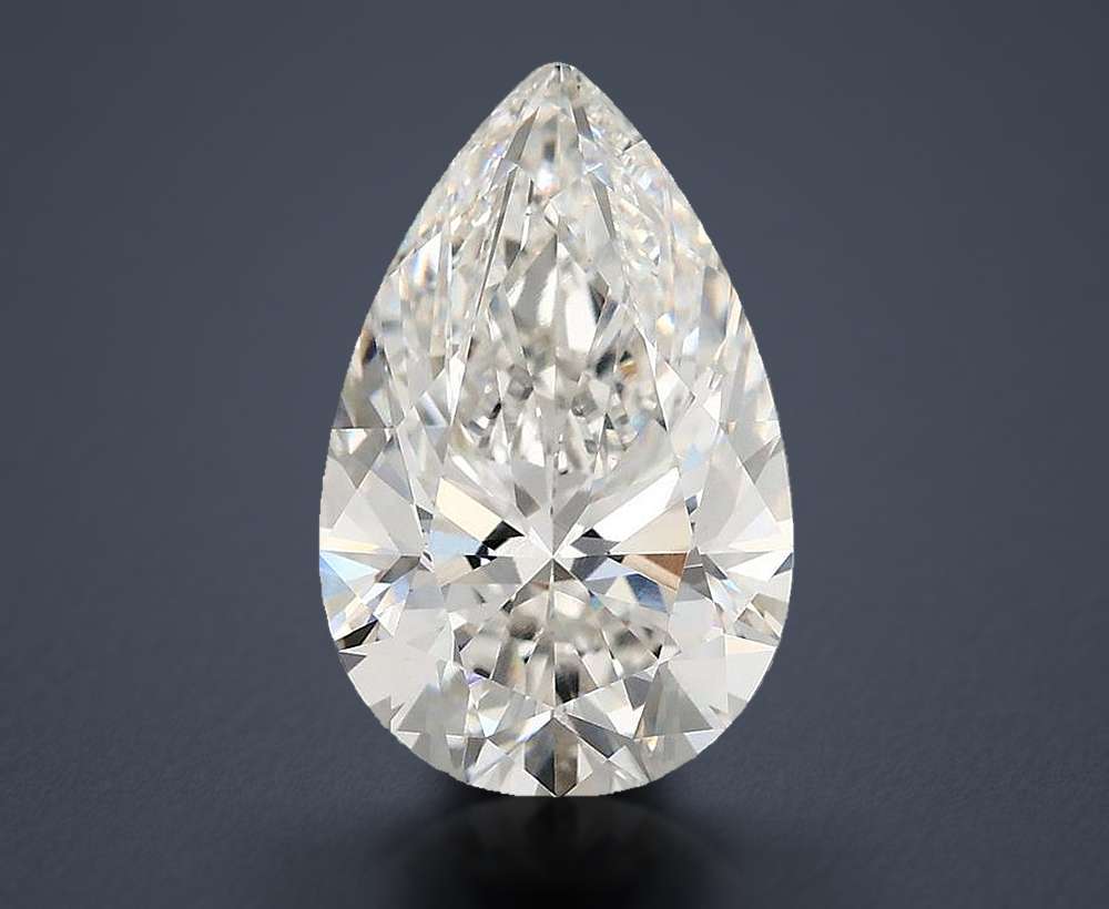 4.00 Carat Pear Lab Diamond