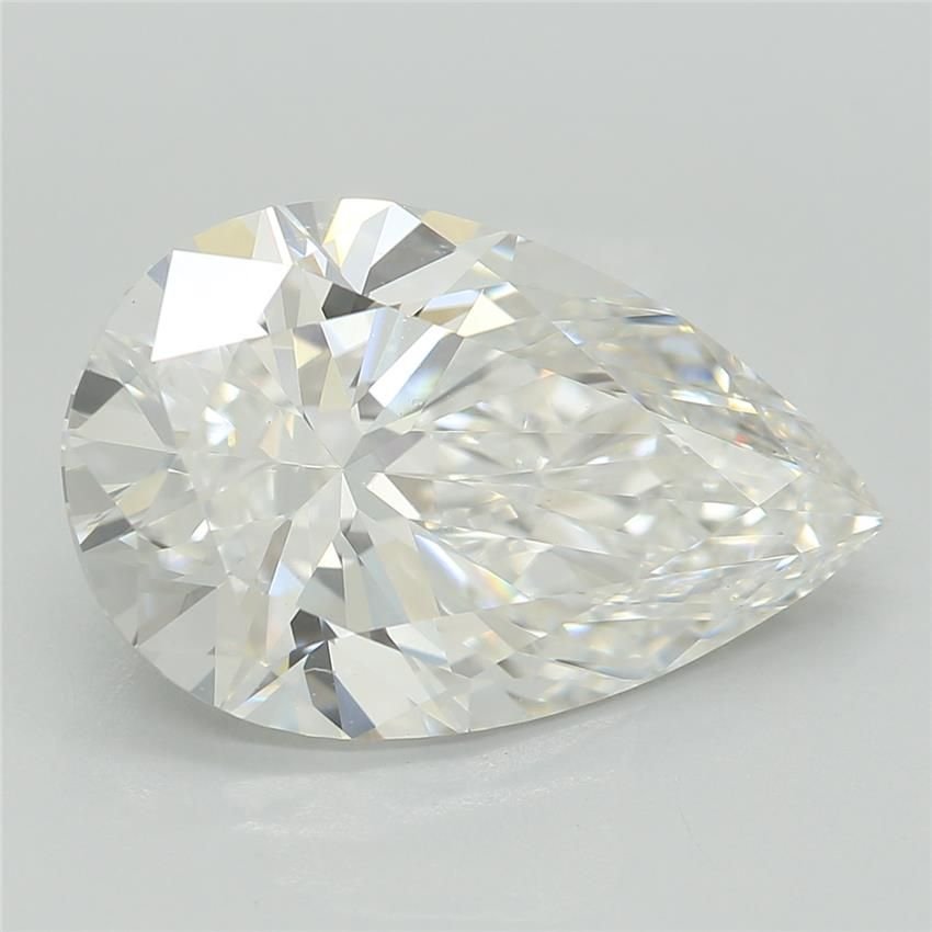 3.51ct E VS1 Rare Carat Ideal Cut Pear Lab Grown Diamond